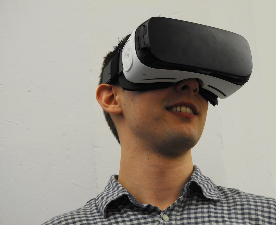 A man wearing a vr headset.